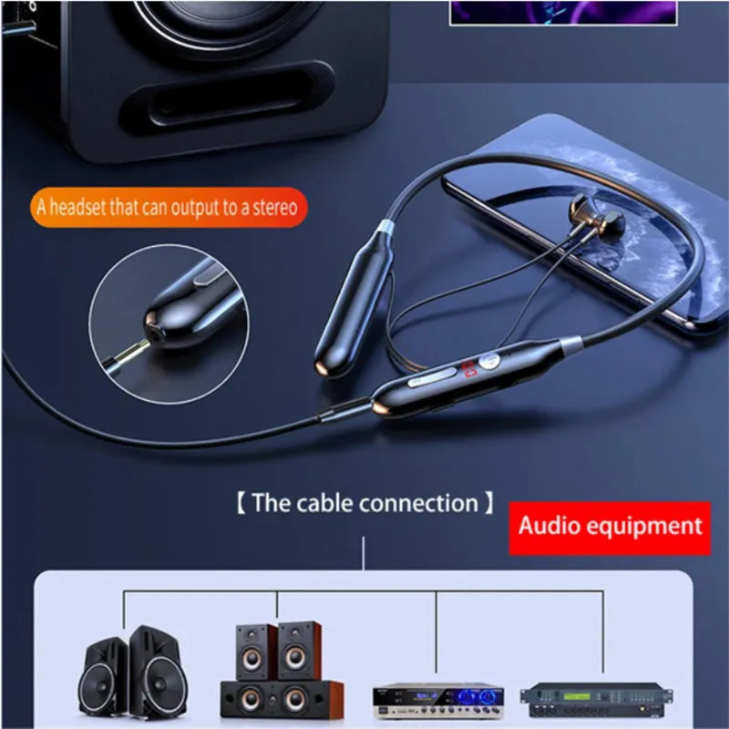 9D Surround Sound HiFi Wireless Bluetooth Earphones