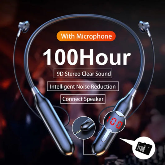 9D Surround Sound HiFi Wireless Bluetooth Earphones